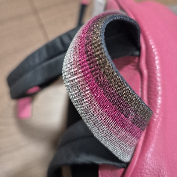 EUC Coach Small Pink Leather Backpack - Picture 10 of 16